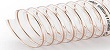 A copper coated spiral helix trapped between two layers of crystal clear flexible polyurethane. A medium weight ducting which has excellent internal and external abrasion resistance.