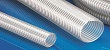 Super heavy weight abrasion proof and permanently antistatic PU ducting hose