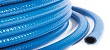 A flexible PVC air hose with polyester yarn reinforcement. Resistant to weather conditions. Lightweight and very flexible